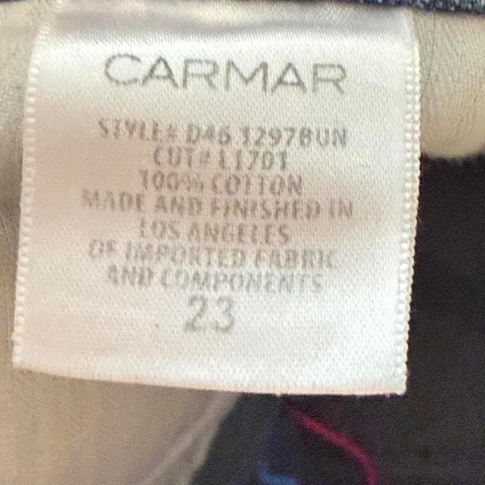 Carmar Colin Denim Micro Mini Skirt NWT Size 23 - Picture 7 of 8